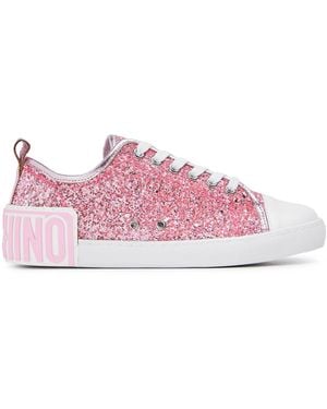 Moschino Low Top Trainers - Pink