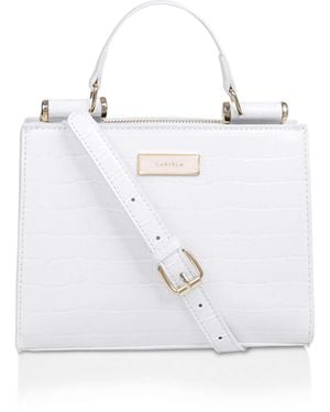 Carvela Kurt Geiger Jessica Mini Tote Bag - White