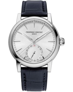 Frederique Constant Frédérique Classic Date Manufacture Watch Fc-706S3H6 Leather - Grey