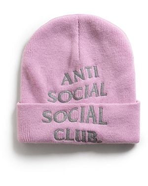 ANTI SOCIAL SOCIAL CLUB Anti Social Club Assc Embroidered Beanie - Purple