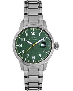 Elevon Watches Stealth Bracelet Watch W/Date - Green