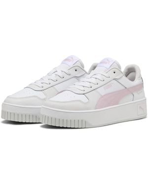 PUMA Carina Street Trainer White-rose Mauve-feather Grey