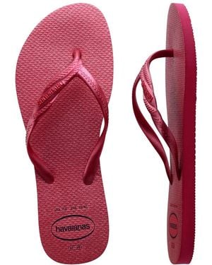 Havaianas Hav. Fantasia Gloss Paradise 4 Flip Flops - Red