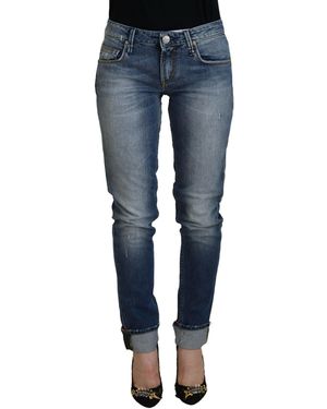 Acht Slim Fit Jeans - Blauw
