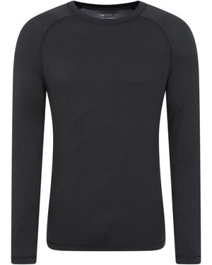 Mountain Warehouse 'Keep The Heat' Isotherm Base Layer Top Quick Wicking Active Tee - Black