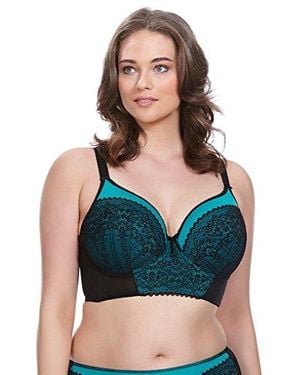 Elomi Bijou Underwired Moulded Longline Bra - Blue