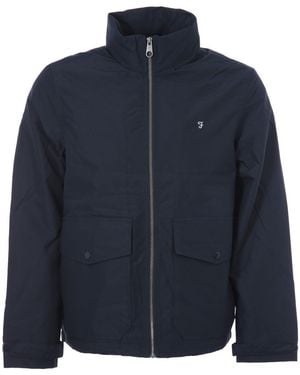 Farah Surrey Hooded Coat - Blue