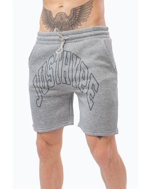 Hype University Lettering Bermuda Shorts - Grey