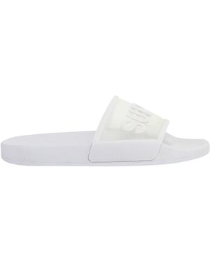 Superga Clear Identity Sliders - White