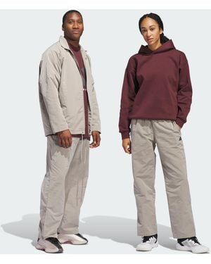 adidas Originals Basketball Woven Trousers (Gender Neutral) - Red