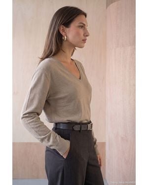 Dilvin Knit Jumper - Natural