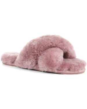 Jones Bootmaker Dory Sheepskin Slippers - Pink