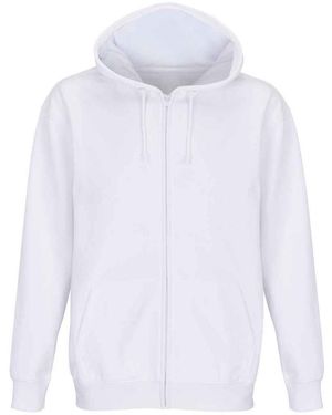 Sol's Adult Carter Full Zip Hoodie - White