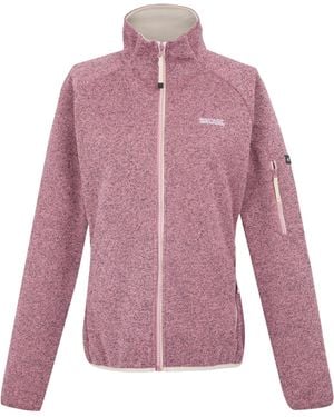 Regatta Ladies Ravenhill Full Zip Fleece Top (Lilas/Light Vanilla) - Purple