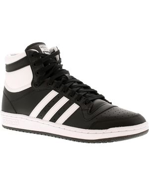 adidas Originals Leather And Synthetic Upper Trainers By - Black