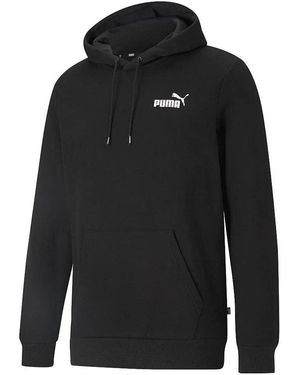 PUMA Essentials Small Logo Hoodie Hooded Top - Black
