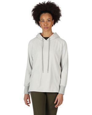 Regatta Hartside Mini Stripe Fleece Hoodie - White