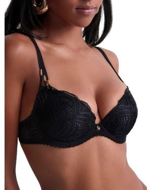 Aubade Vibes Moulded Push-Up Bra - Black