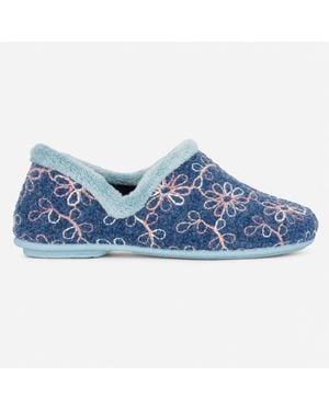 Sleeper Sara Full Slippers Textile - Blue
