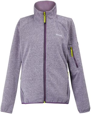 Regatta Ladies Ravenhill Full Zip Fleece Top Frost/Sunset) - Purple