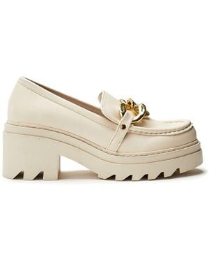 b.soleful Sorelle Loafers Faux Leather - Natural