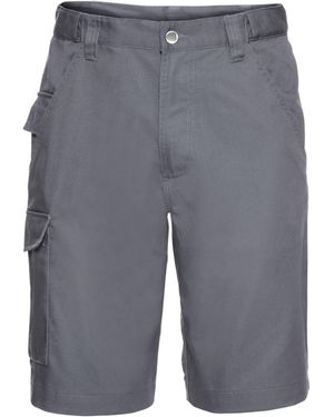 Russell Polycotton Work Shorts (Convoy) - Grey