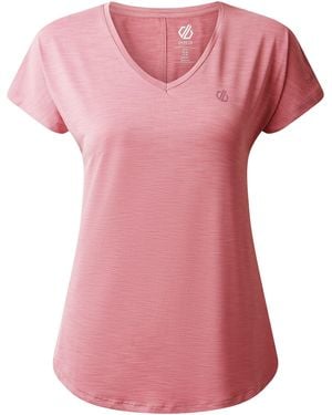 Dare 2b Ladies Vigilant Active T-Shirt (Lilas) - Pink