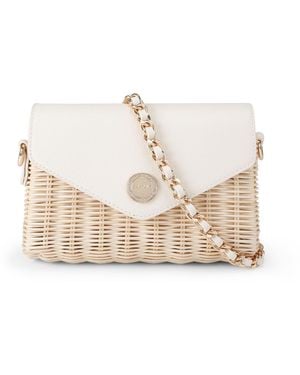 Carvela Kurt Geiger Mariana Mini Basket Bag - White