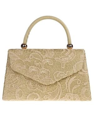 SVNX Lace Top Handle Grab Bag - Metallic