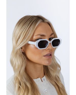 SVNX Oval Geomentric Sunglasses - Brown