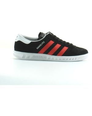 adidas Hamburg Trainers Leather (Archived) - Black