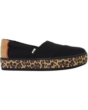 TOMS Alpargata Boardwalk Espadrilles - Black