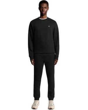 Lyle & Scott Sweatshirt Geborduurd Logo Katoen (Lak) - Zwart