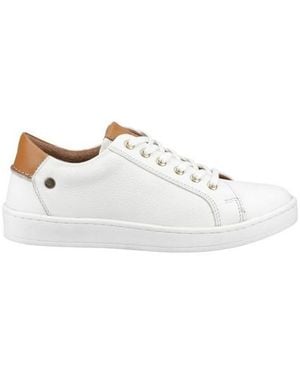 Cotswold Radcot Leather Trainers - White