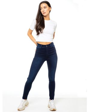 Enzo Skinny Stretch Jeans - Blue