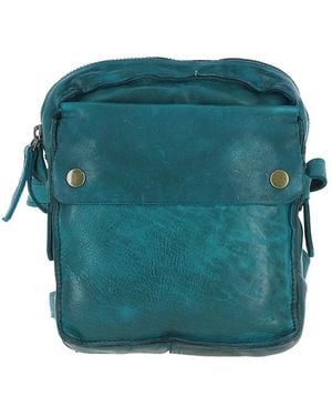 Ashwood Leather Real Cross Body Bag - Blue