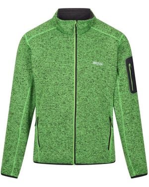 Regatta Knitted Marl Fleece Full-Zip Jacket - Green