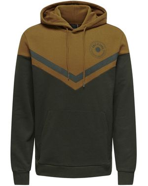 Only & Sons Regular Fit Hoodie - Green