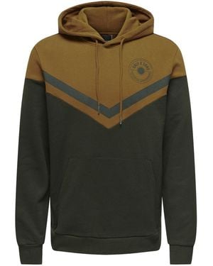 Only & Sons Regular Fit Hoodie - Green
