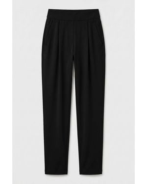 TOMMY LIFE Straight-Leg Trousers - Black