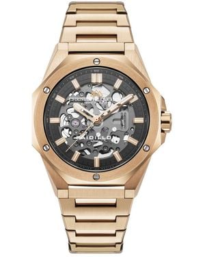Christophe Duchamp Rose/ Raidillon Skeleton Automatic Watch 41Mm - Metallic