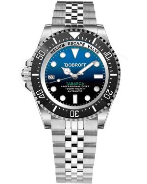 Bobroff Horloge Automatisch Blauw - Metallic