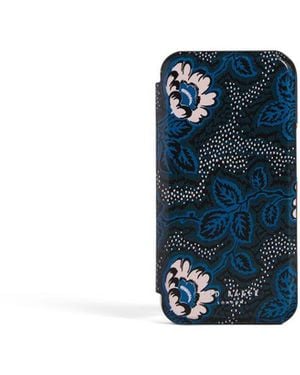 Ted Baker Adylin Graphic Floral Iphone 13 Pro Mirror Case - Blue