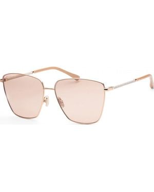 Jimmy Choo Lavis-0Bku-2S Lavis 60 0Bku 2S Lavi Sunglasses - Pink