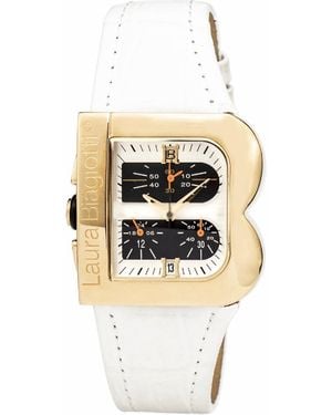 Laura Biagiotti Ladies Watch Quartz Steel - White