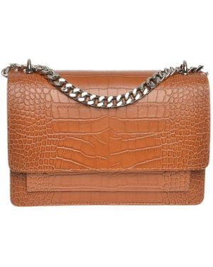 Luisa Vannini Bruin Rundleer Tas
