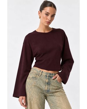 Busem Blouse Van Katoen En Elastaan - Rood