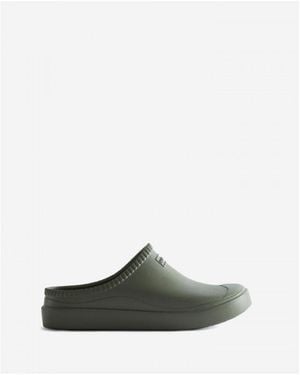 HUNTER In/Out Bloom Algae Foam Clogs - White