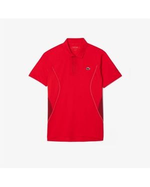 Lacoste X Novak Djokovic Regular Fit Polo Shirt - Red
