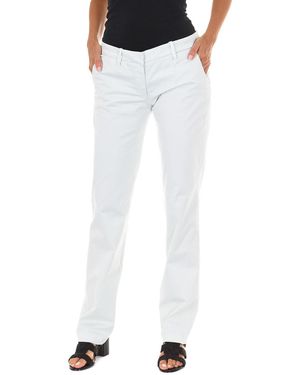 Met Long Chinese Style Trousers With Straight Hems 70Dbf0028-R123 - Blue
